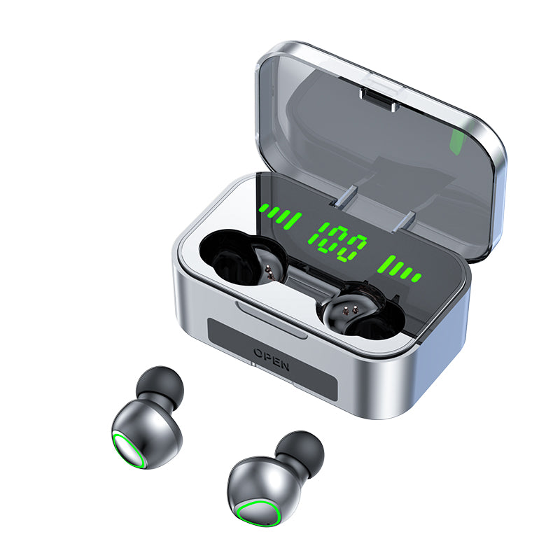 YD02 TWS Bluetooth Earphone Digital Display Stereo Music Calling Wireless In-ear Headset with Breathing Light YD02 TWS Bluetooth Earphone Digital Display Stereo Music Calling Wireless In-ear Headset with Breathing Light